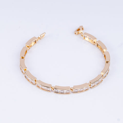 Classic Gold Bar Link Bracelet