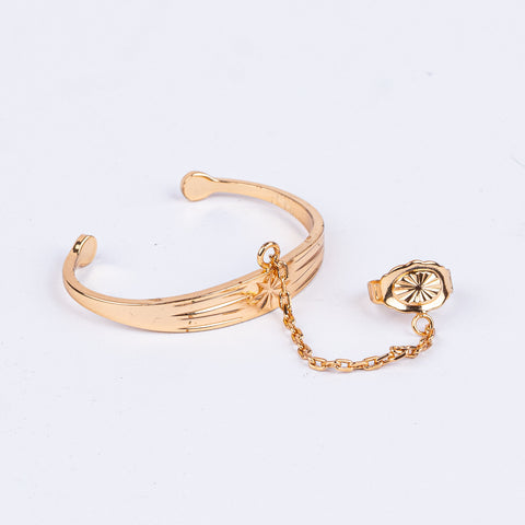 Starlink Kids Bangle with Ring Chain