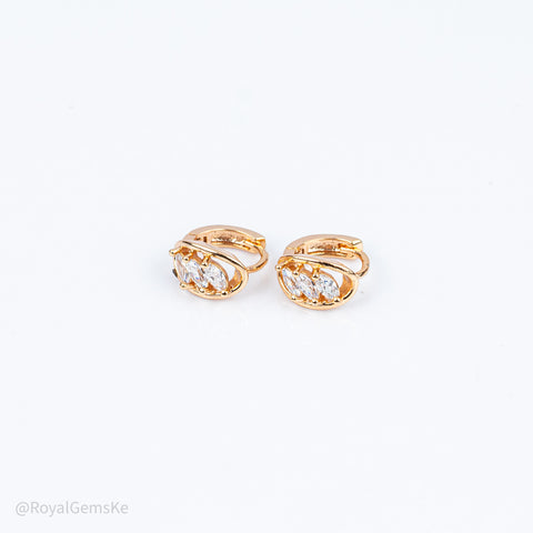 Royal Petite Marquise Darling Hoops