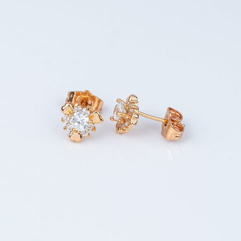 Golden Luxe Cross-Star Earrings