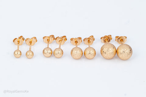 Golden Orb Studs