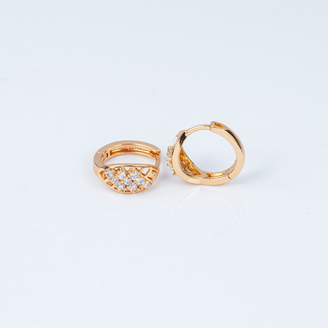 Sassy Heart Medium Hoops