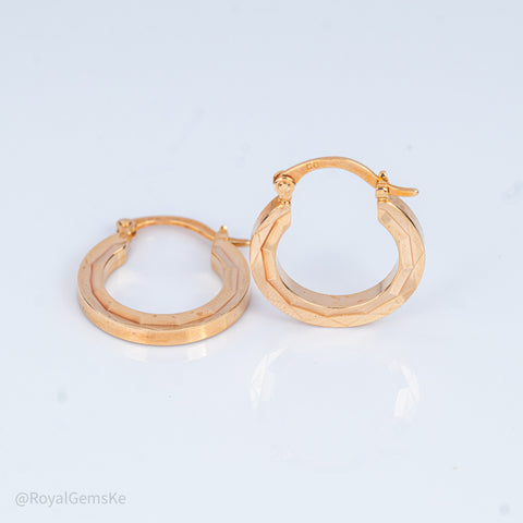 Sleek Gold Mini Huggie Hoops