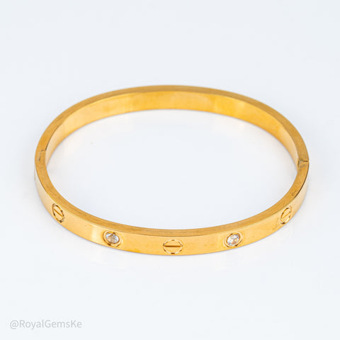 Luxe Meridian Scre-Detail Bangle