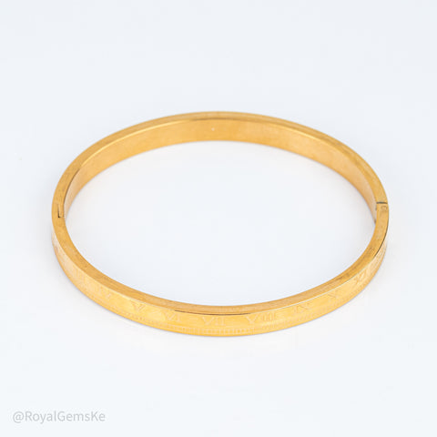 Imperial Roman Numeral Bangle