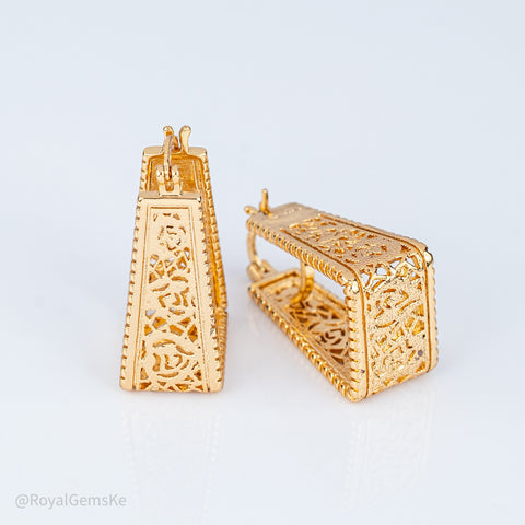 Monarch Filigree Architectural Hoops