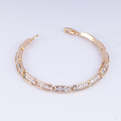 Classic Gold Bar Link Bracelet