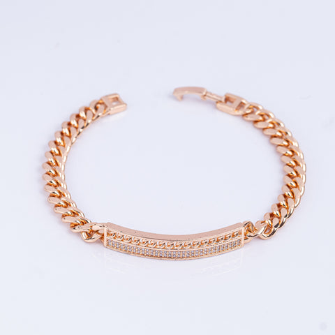 Pave Plaque Bracelet