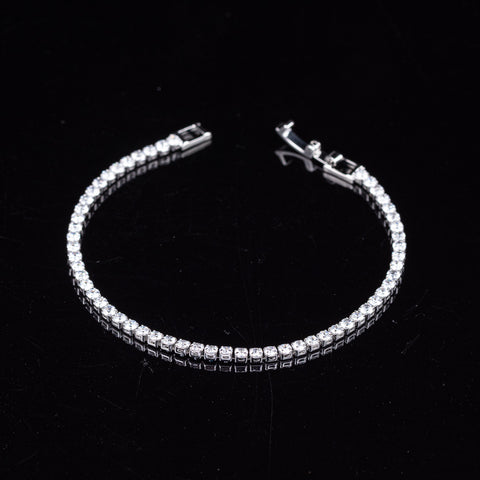 Round-Cut Tennis Bracelet