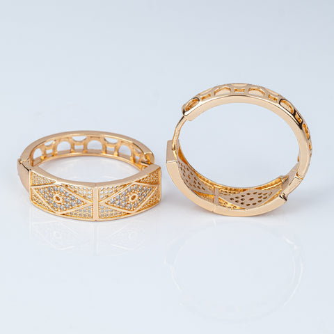 Radiant Empress Mosaic Hoops