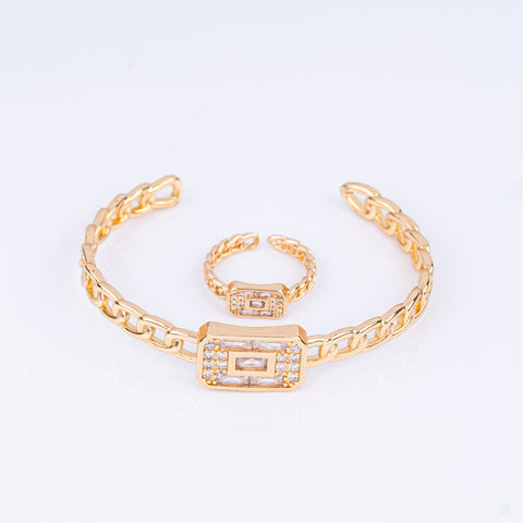 Golden Link Bangle