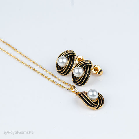 Pearlescent Onyx Swirl Heritage Set