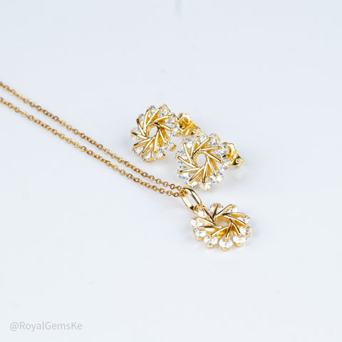 Radiant Starburst Crystal Set