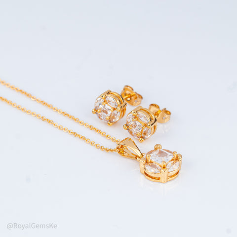 Radiant Cluster Pendant Set