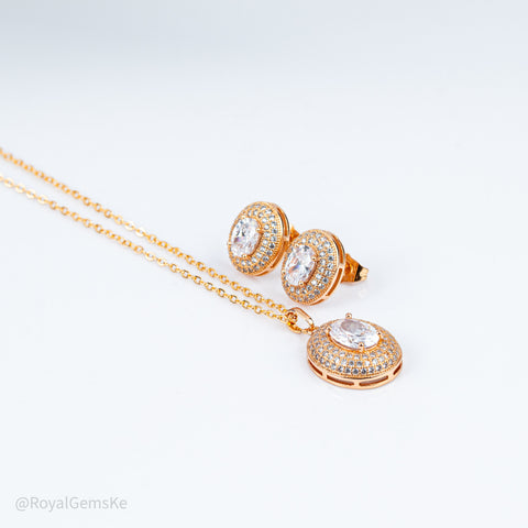 Signature Pavé-Encrusted Oval Set