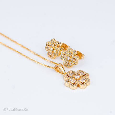 Celestial Bloom Pendant Set