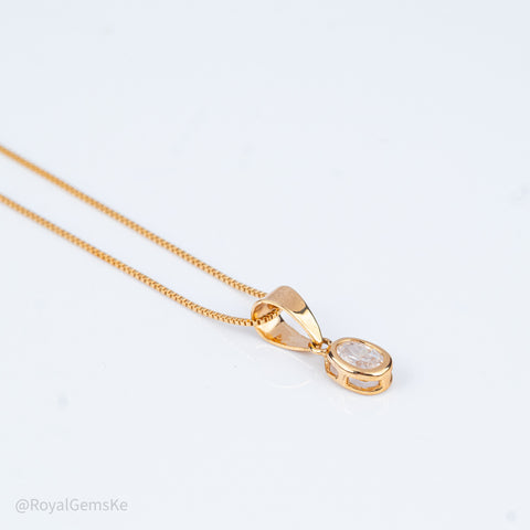 Timeless Gold Drop Pendant Set