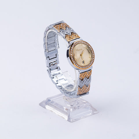 Dual Tone Luxe Watch
