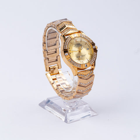 Royale Gold Pave Watch