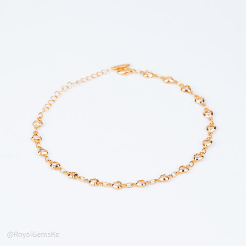 Amour Floating Heart Anklet