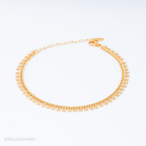 The Infinite Galaxy Charm Anklet