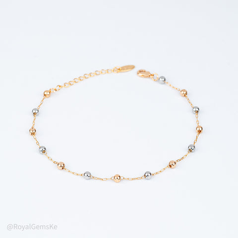 Milan Diamond-Cut Station Anklet
