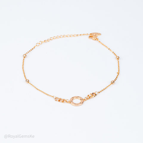 Milan Pavilion Circle Anklet