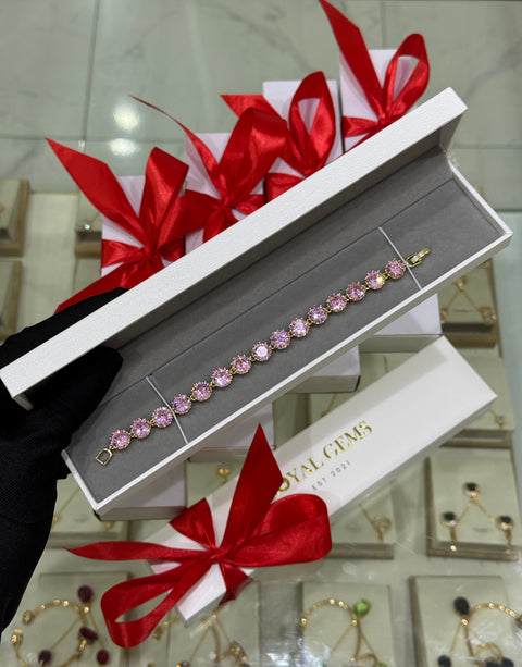 Royal Pink Blossom Bracelet