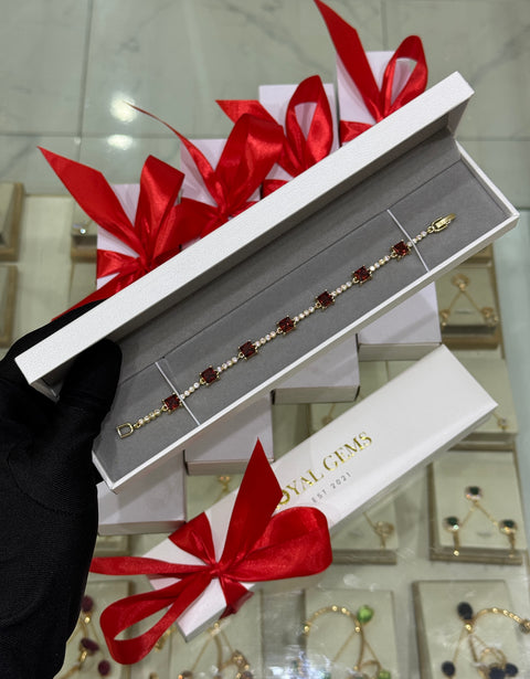 Royal Red Sparkle Bracelet