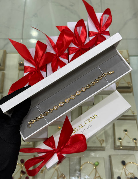 Aurelia Halo Link Bracelet.