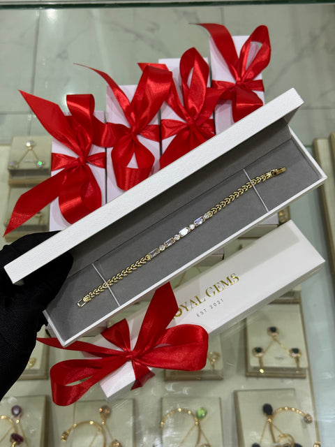 Royal Fusion Diamond-Link Bracelet