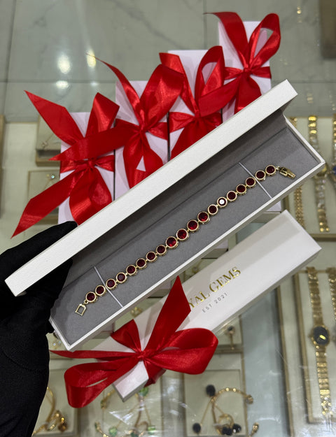 Ruby Royale Tennis Bracelet
