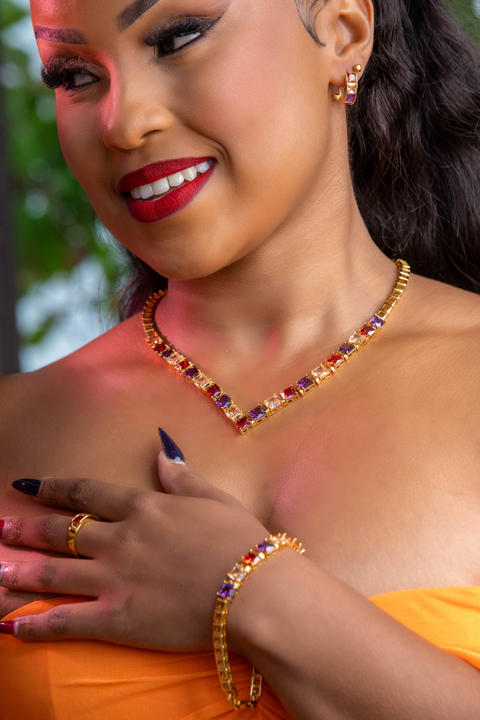 Royal Mosaic V-Chevron Set