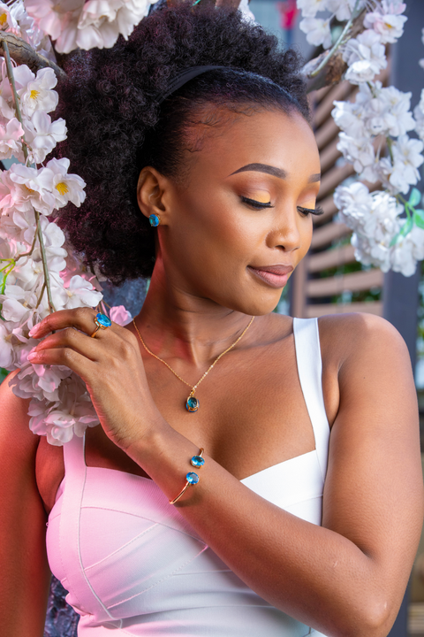 Peridot Solitaire Zenith Set