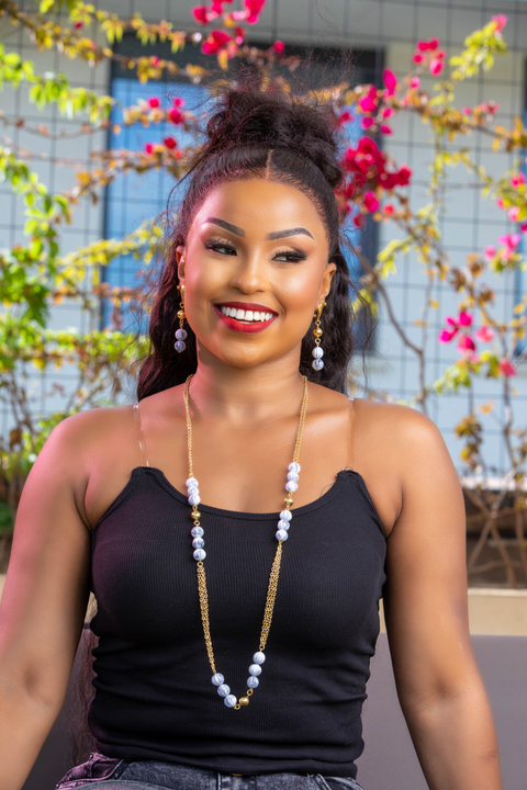 Indigo Marble Station Set