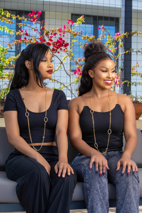 Gilded Crystal Halo Opera Chain Set