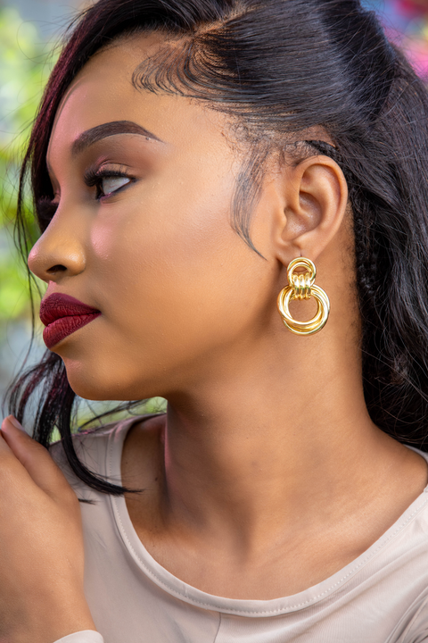 Solaris Gilded Orbit Earrings