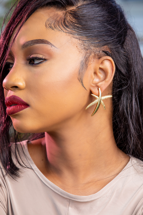 Celestial Starfall Statement Earrings