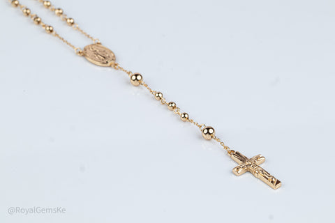 Elegant Everyday Golden Rosary