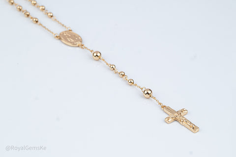 Elegant Everyday Golden Rosary