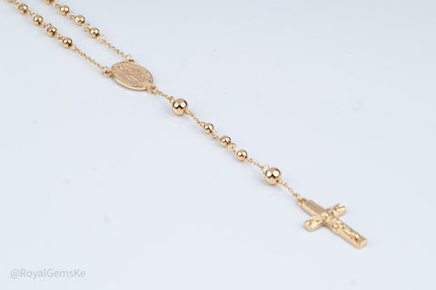 Elegant Everyday Golden Rosary
