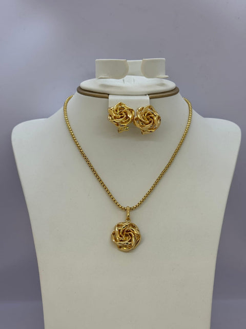Polished Love Knot Set